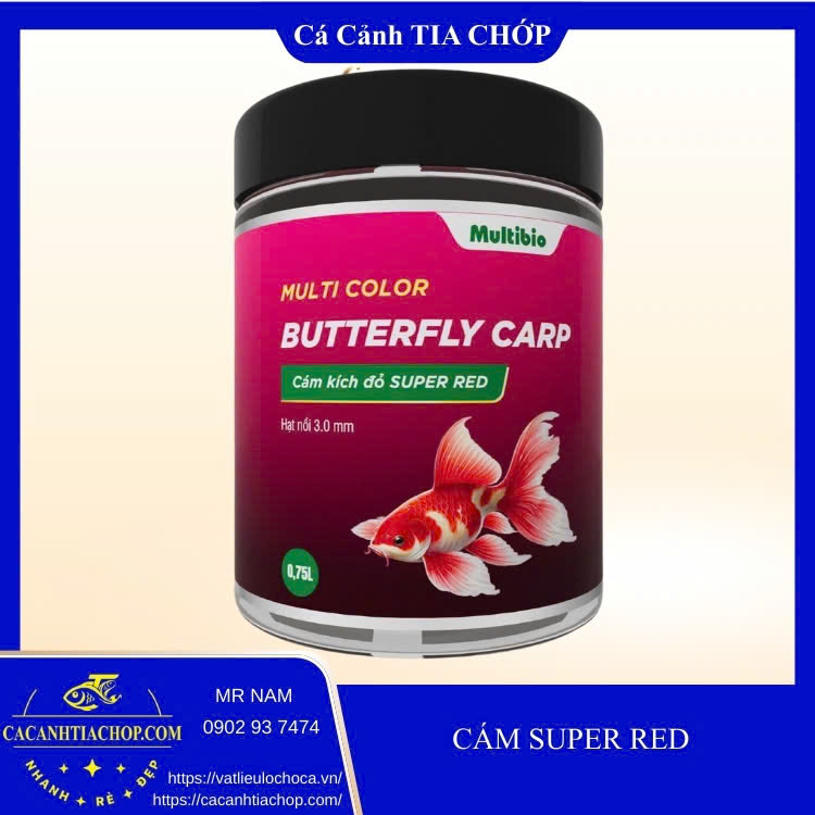 🔥 THỨC ĂN KÍCH ĐỎ SUPER RED – HỘP 0.7 LÍT 🔥